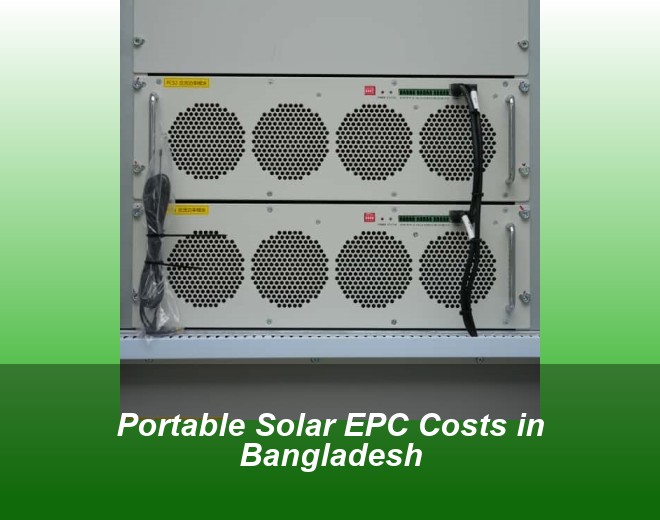 Portable Solar EPC Costs in Bangladesh